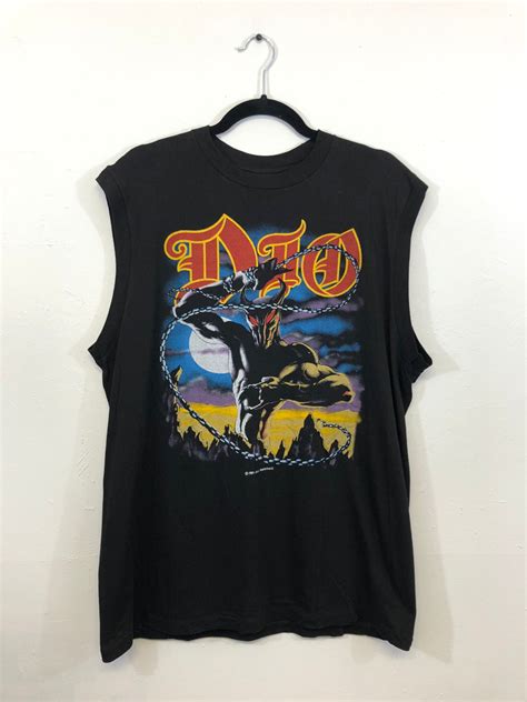 Vintage 80s Dio World Tour 1984 T Shirt 